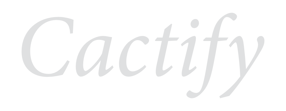 Cactify Logo - cacti and succulents UK